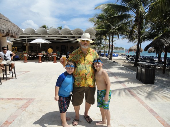 Charlie, Me, & Joe in Cancun, Mexico